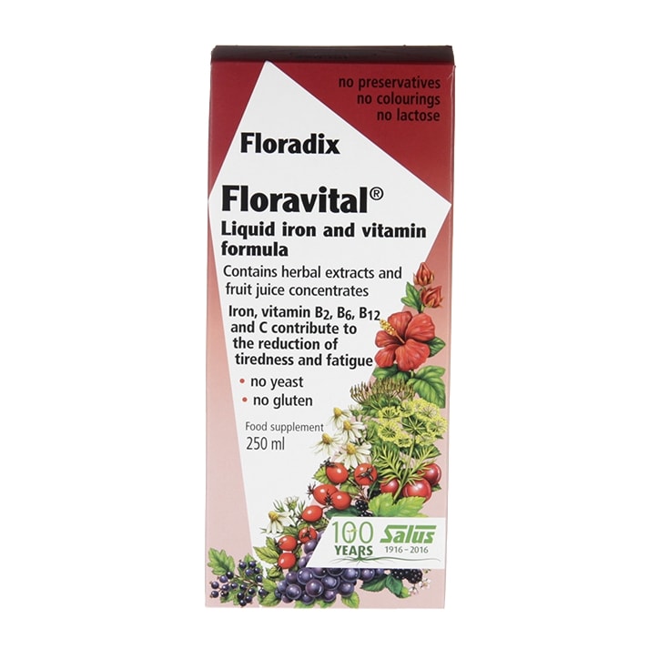 Floravital Φόρμουλα φυτικού σιδήρου και βιταμινών 250ml